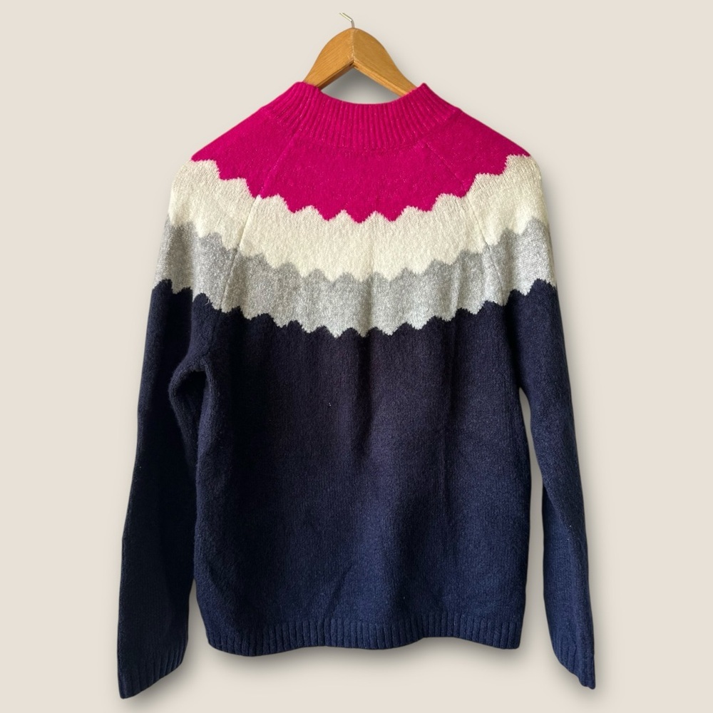 Talbots MOCKNECK SWEATER - SCALLOPED YOKE NWT - Picture 8 of 14